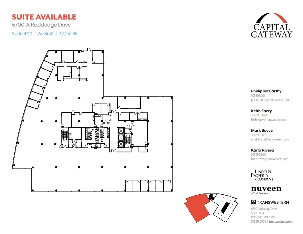 6700 Rockledge Dr, Bethesda, MD for lease Floor Plan- Image 1 of 1