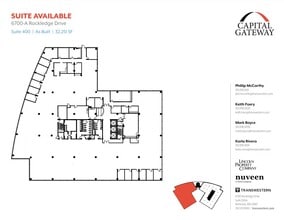 6700 Rockledge Dr, Bethesda, MD for lease Floor Plan- Image 1 of 1