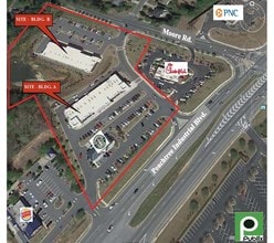 Peachtree Industrial Blvd, Suwanee, GA - AERIAL map view - Image1