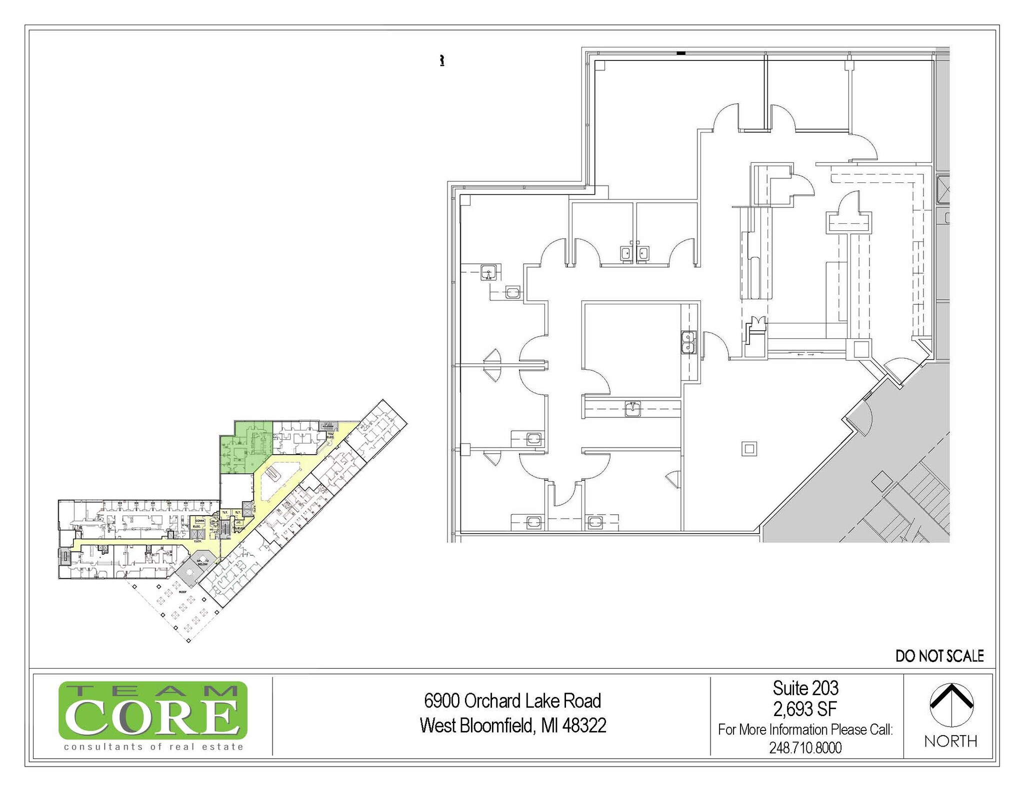 6900 Orchard Lake Rd, West Bloomfield, MI à louer Plan d  tage- Image 1 de 1