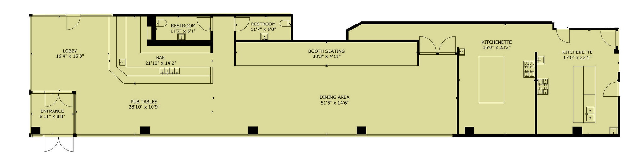 420 Court Ave, Des Moines, IA for lease Floor Plan- Image 1 of 6