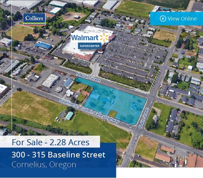 300-315 Baseline St, Cornelius, OR à vendre - Photo principale - Image 1 de 1