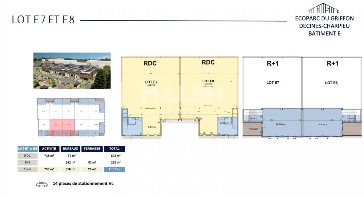 Flex in Décines-Charpieu for lease Floor Plan- Image 1 of 2