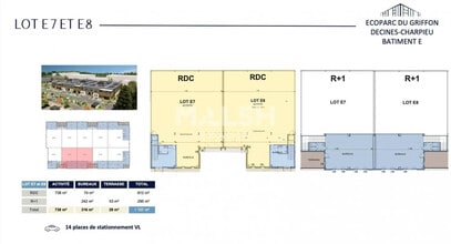 Flex in Décines-Charpieu for lease Floor Plan- Image 1 of 2
