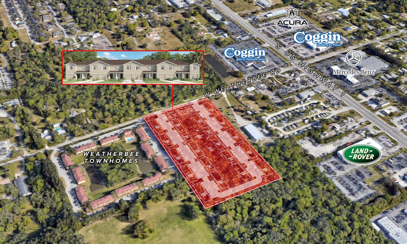 Weatherbee Road, Fort Pierce, FL for sale Aerial- Image 1 of 3