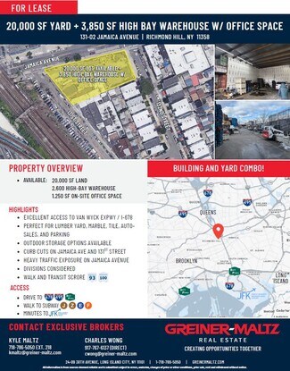 More details for 131-02 Jamaica Ave, Richmond Hill, NY - Industrial for Lease