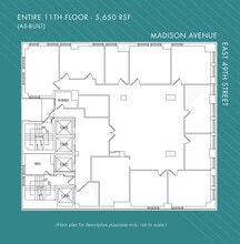 425 Madison Ave, New York, NY for lease Floor Plan- Image 1 of 9