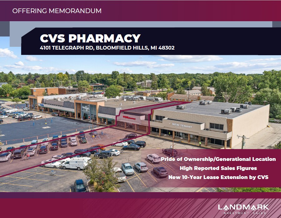 4101 Telegraph Rd, Bloomfield Hills, MI à vendre Photo principale- Image 1 de 2