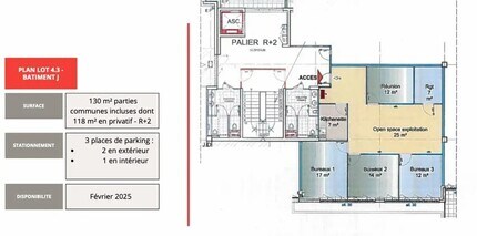 Office in Saint-Priest for lease Floor Plan- Image 1 of 6