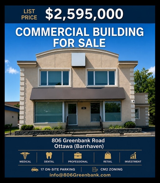 806 Greenbank Rd, Ottawa, ON à vendre - Photo du bâtiment - Image 2 de 21