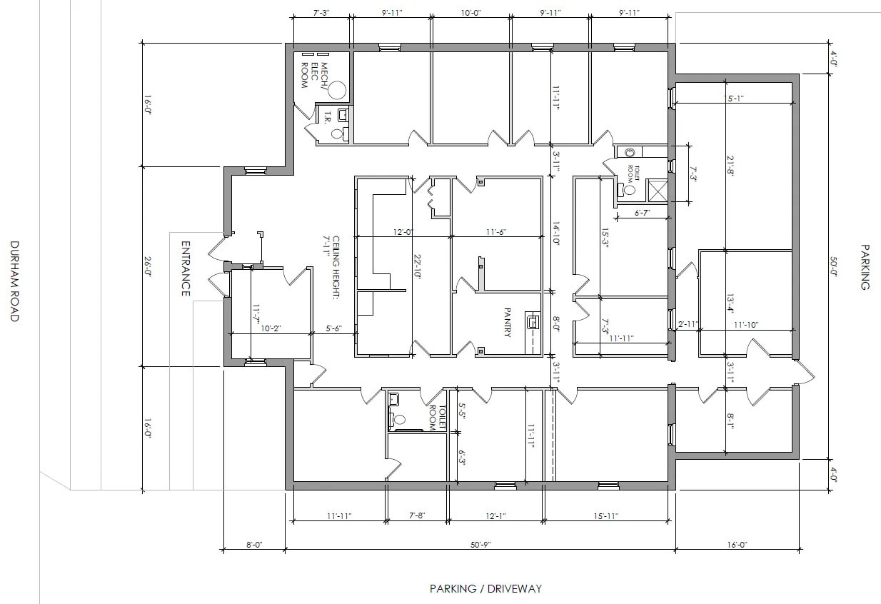 919 Durham Rd, Langhorne, PA à louer Plan d’étage- Image 1 de 1