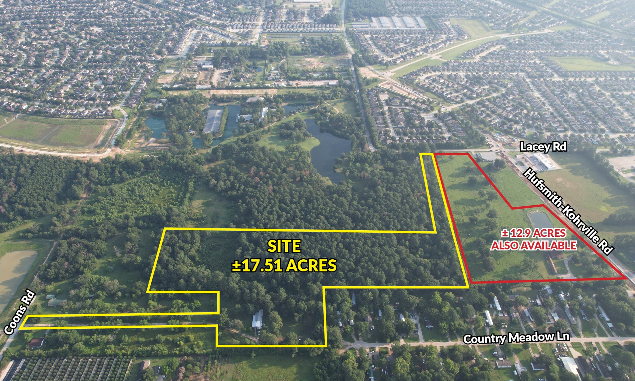 23566 Coons Rd, Tomball, TX à vendre Photo du bâtiment- Image 1 de 4