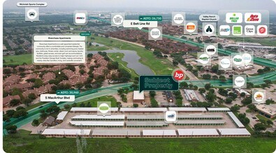 611 S MacArthur Blvd, Coppell, TX - AERIAL  map view