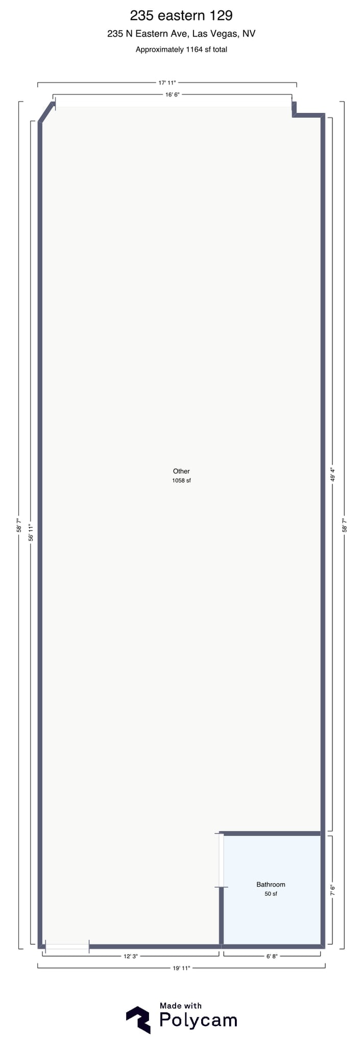 Eastern, Las Vegas, NV for lease Floor Plan- Image 1 of 4
