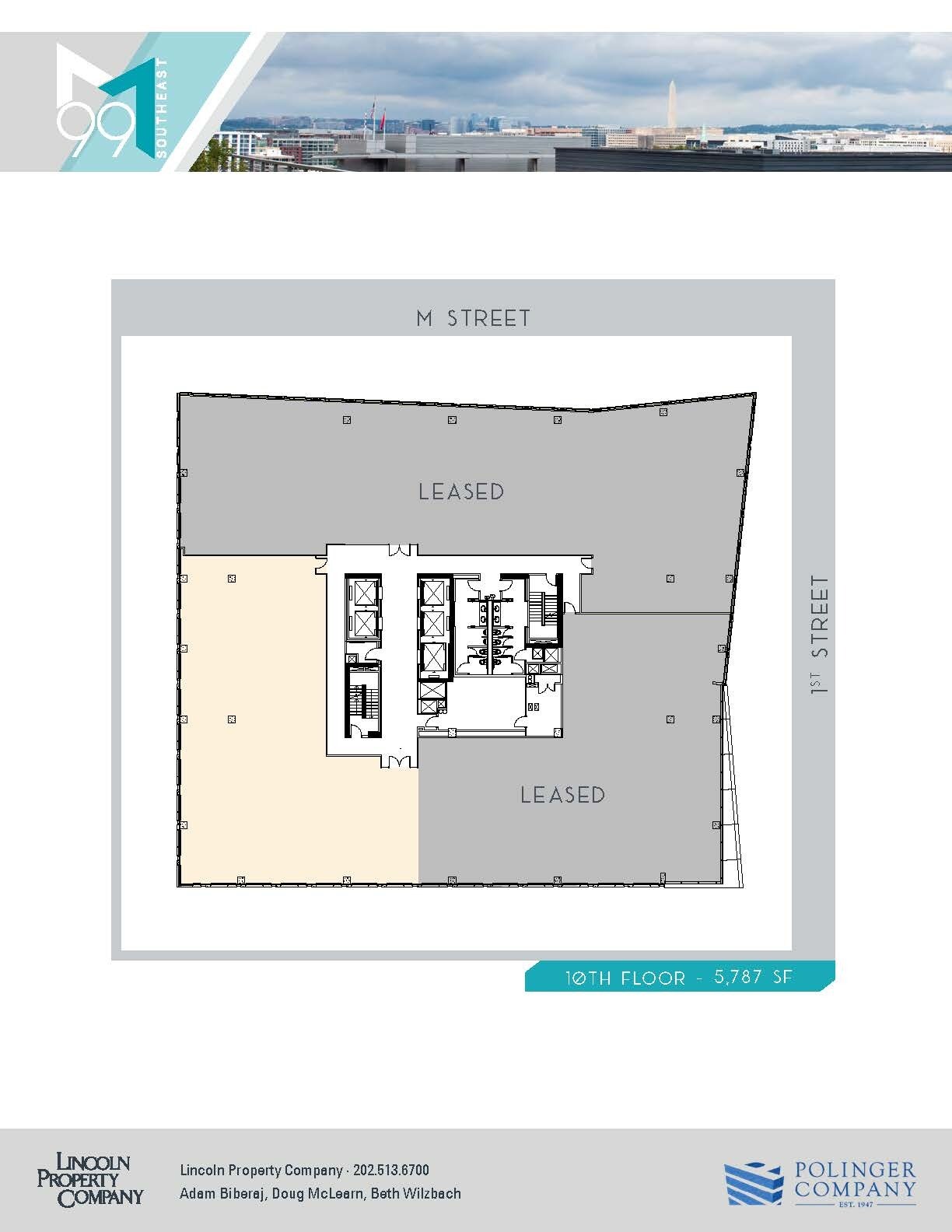 99 M St SE, Washington, DC à louer Plan d  tage- Image 1 de 3