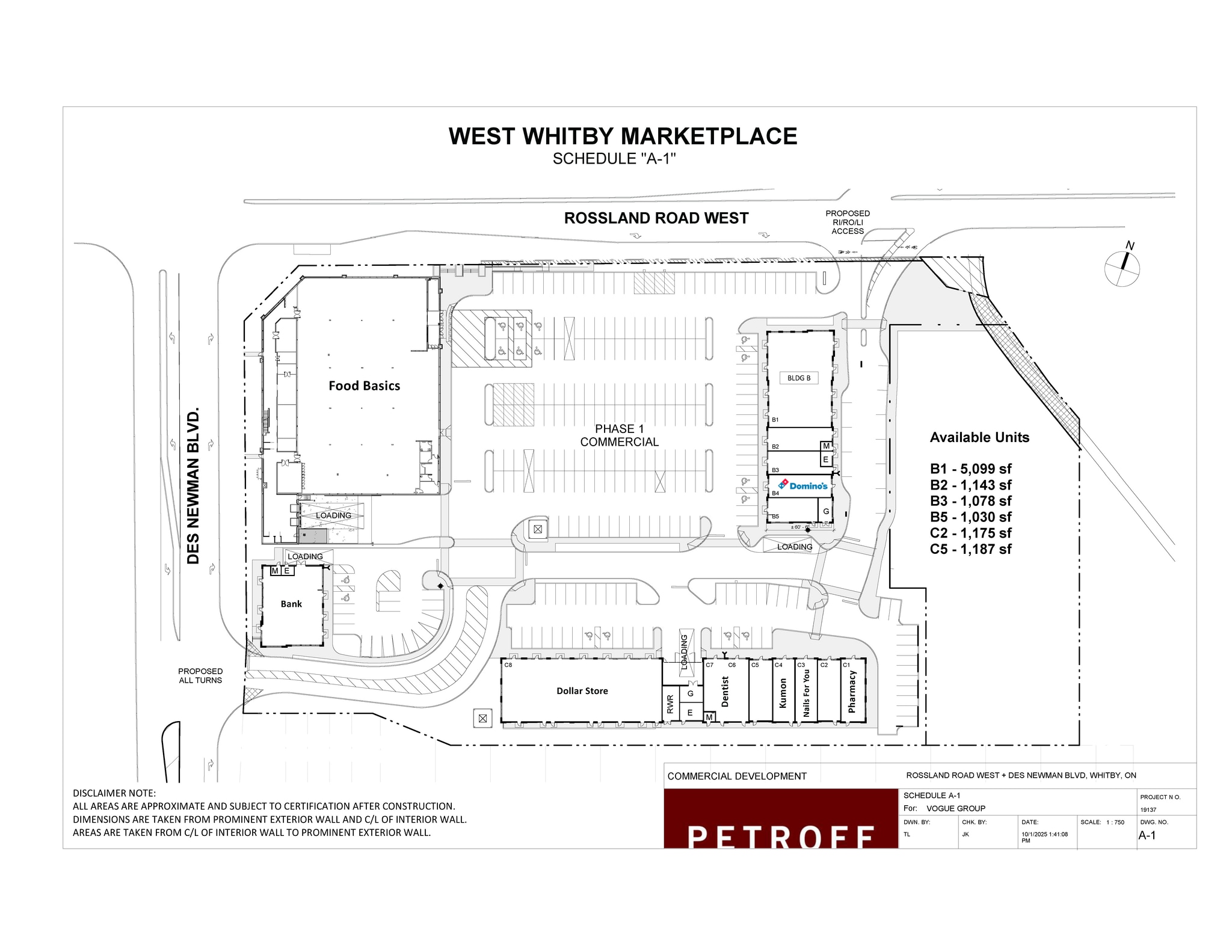 Rossland Rd W & Des Newman Blvd, Whitby, ON for lease Interior Photo- Image 1 of 1