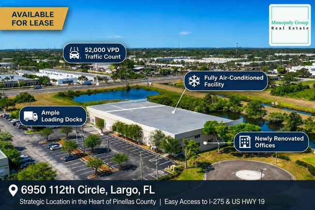 Plus de détails pour 6950 112th Cir, Largo, FL - Industriel à louer