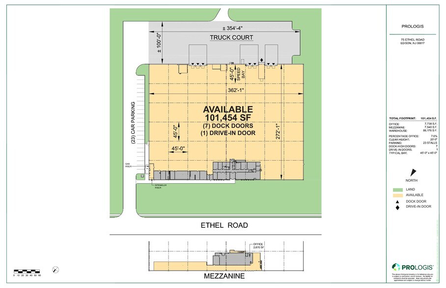75 Ethel Rd, Edison, NJ à louer - Plan de site - Image 2 de 2