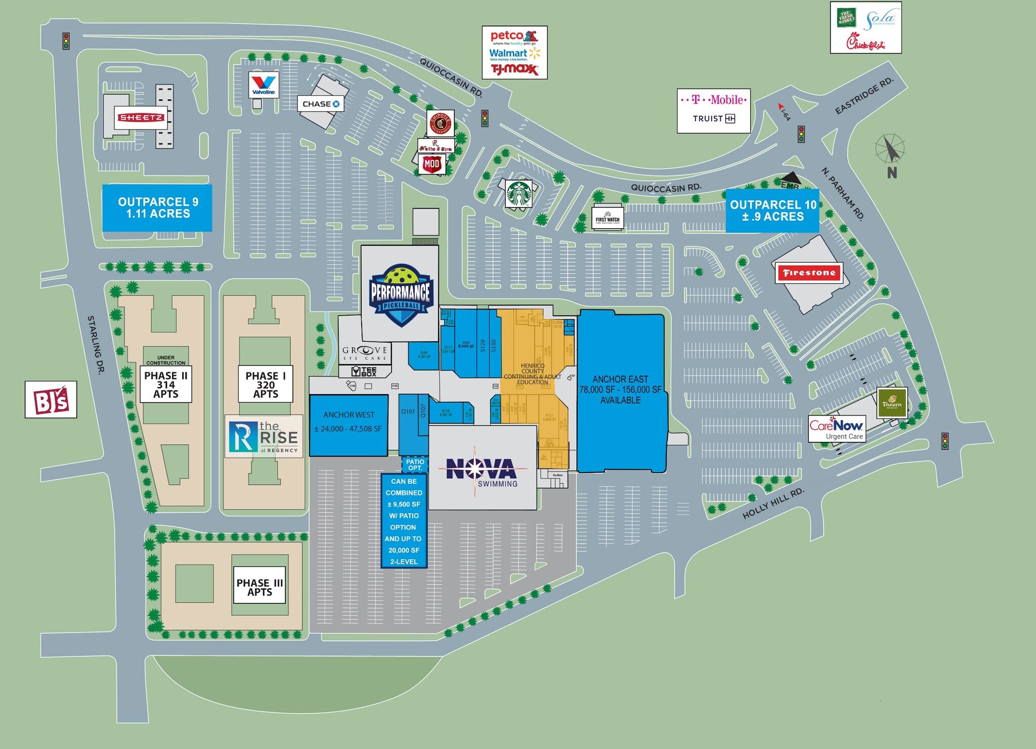 1400-1420 N Parham Rd, Richmond, VA for lease Site Plan- Image 1 of 2