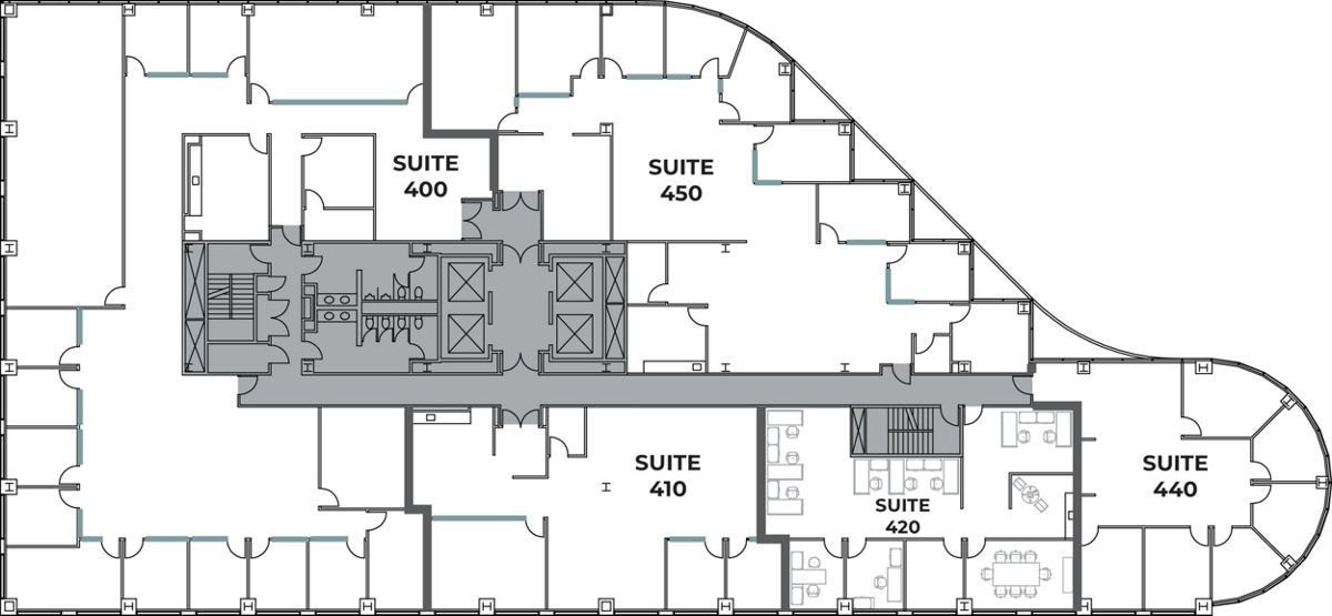4270 Executive Sq, La Jolla, CA for lease Floor Plan- Image 1 of 5