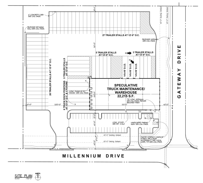 2450 Millennium Dr, Elgin, IL à louer - Plan de site - Image 2 de 2