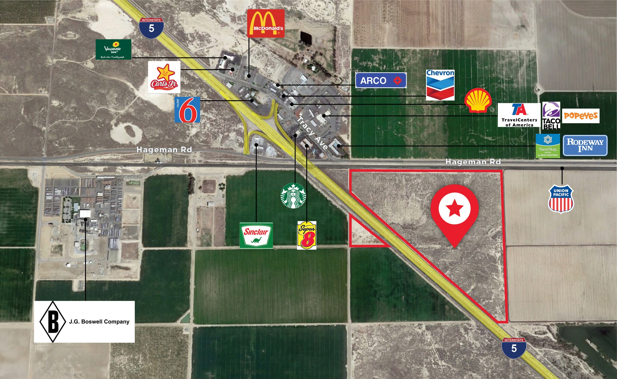 I-5 & Hageman, Buttonwillow, CA à vendre Photo du bâtiment- Image 1 de 5