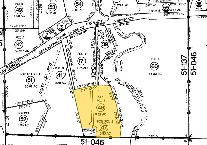 3474 Toyon Cir, Valley Springs, CA for lease - Plat Map - Image 2 of 2