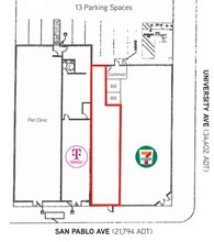 2000-2006 San Pablo Ave, Berkeley, CA à louer Plan d  tage- Image 1 de 1