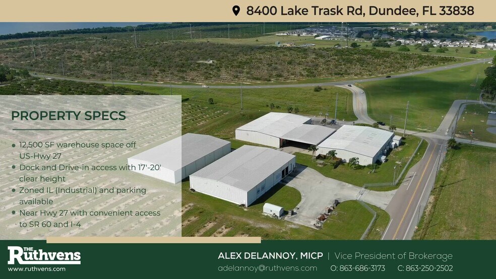 8400 Lake Trask Rd, Dundee, FL à louer - Vidéo sur l’inscription commerciale - Image 2 de 16