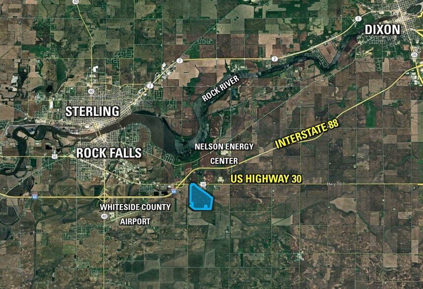 0000 Highway 30, Rock Falls, IL à vendre - Aérien - Image 3 de 11
