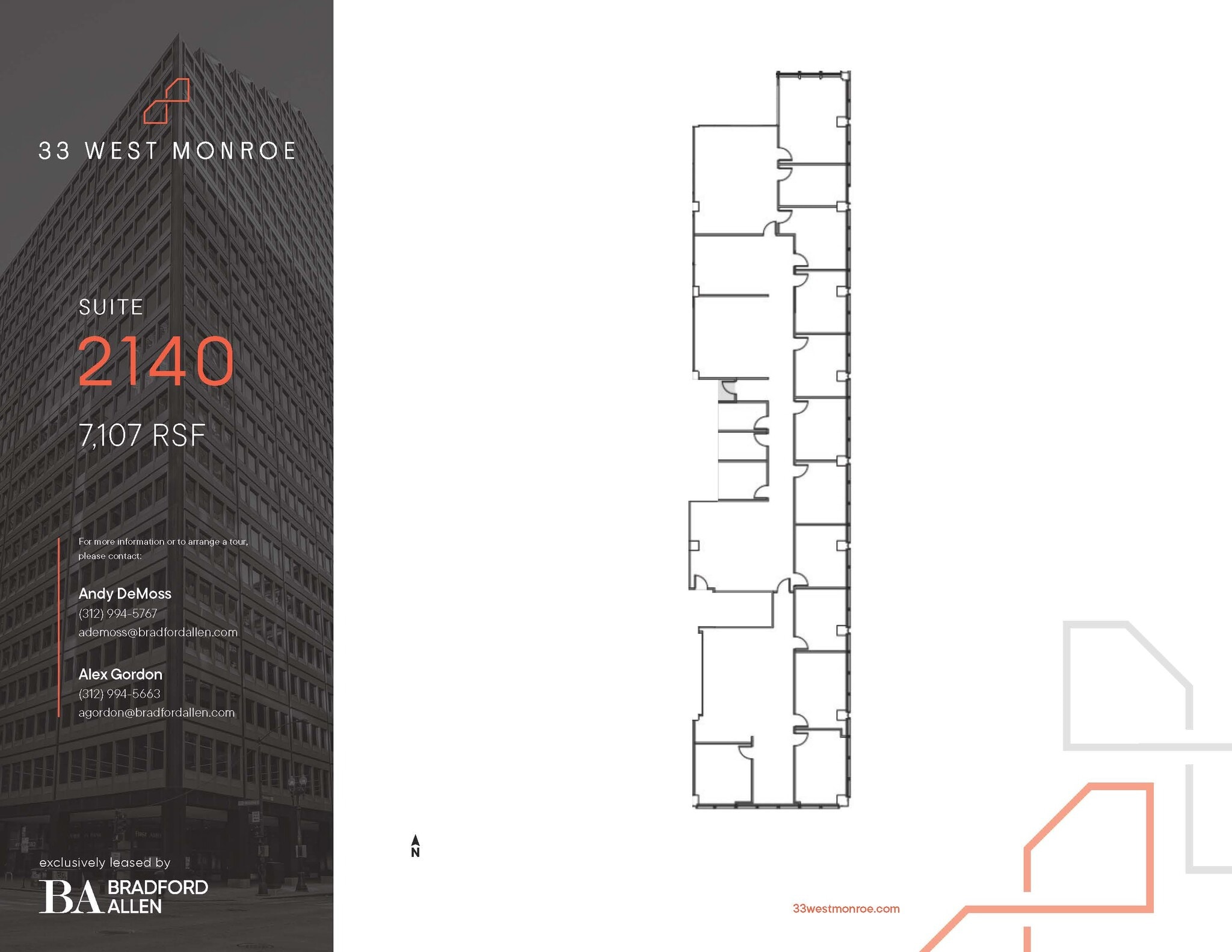 33 W Monroe St, Chicago, IL for lease Floor Plan- Image 1 of 4