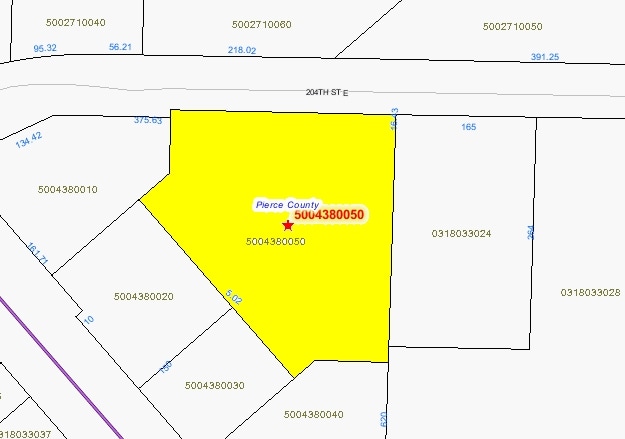 20415 Mountain Hwy E, Spanaway, WA for sale - Plat Map - Image 2 of 2