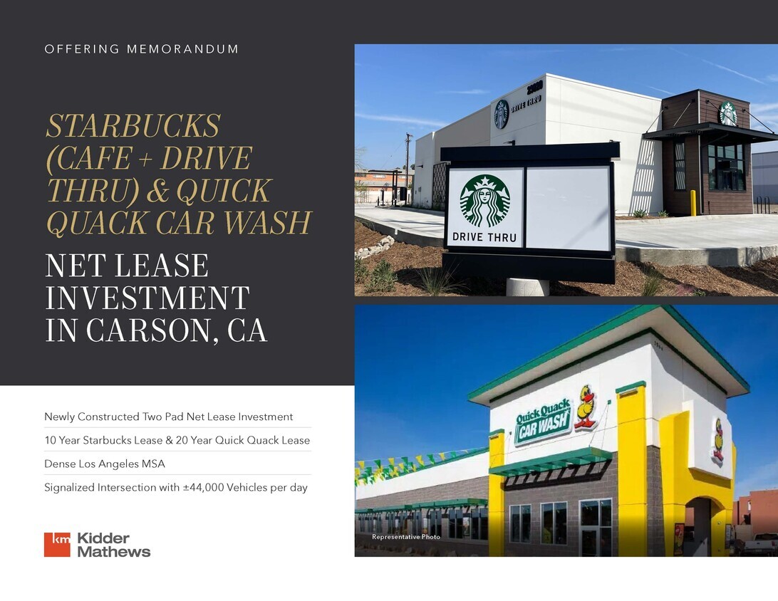 New Starbucks & Quick Quack Car Wash portfolio of 2 properties for sale on LoopNet.ca Building Photo- Image 1 of 9