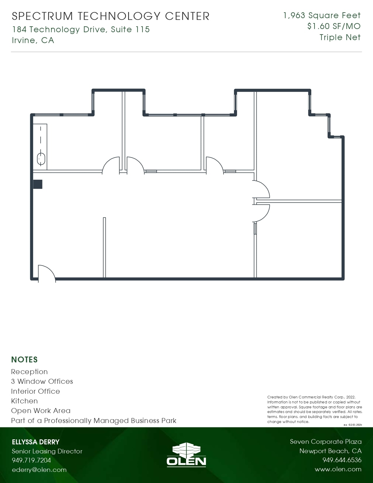 184 Technology Dr, Irvine, CA for lease Floor Plan- Image 1 of 1