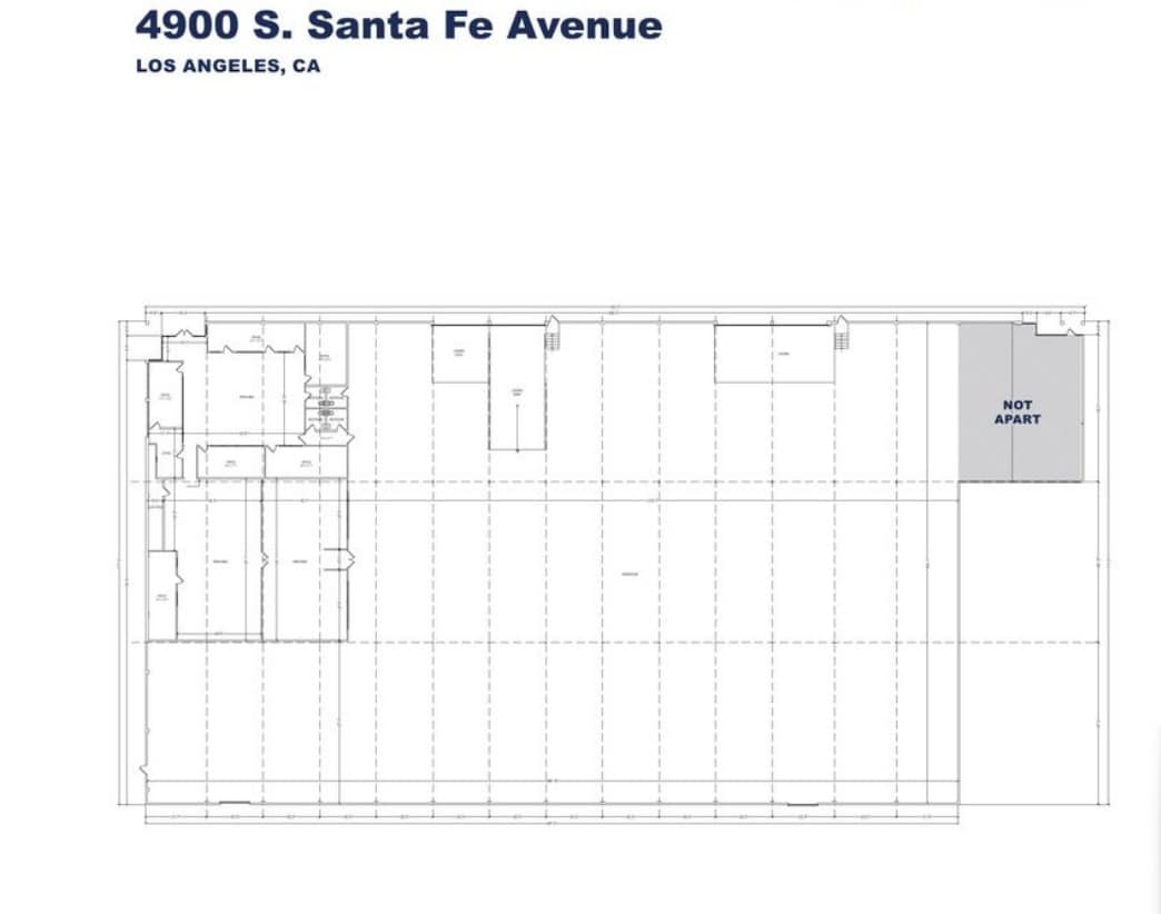 4900 S Santa Fe Ave, Vernon, CA for lease Floor Plan- Image 1 of 1