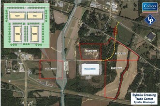 Stonewall & Hwy 78, Byhalia, MS - AERIAL  map view