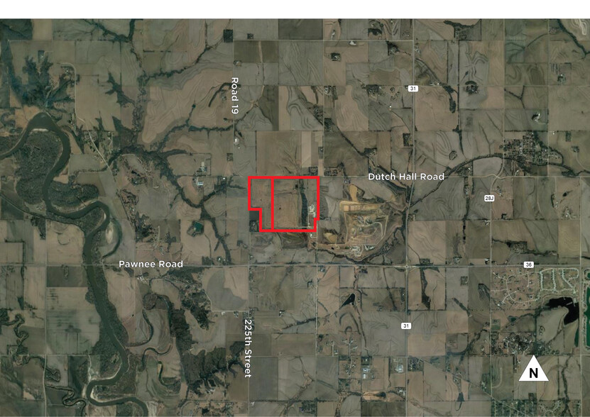 216th & Dutch Hall Road, Elkhorn, NE for sale - Aerial - Image 1 of 1