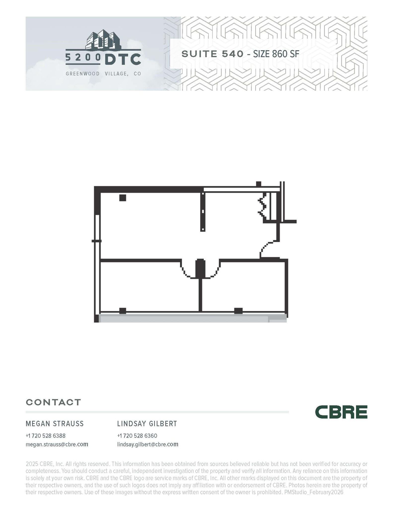 5200 Dtc Pky, Greenwood Village, CO for lease Floor Plan- Image 1 of 1