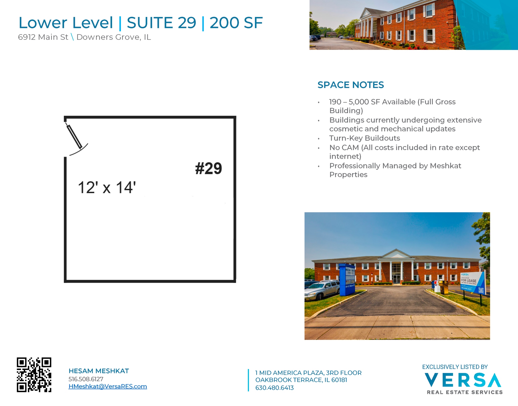 6912 Main St, Downers Grove, IL for lease Floor Plan- Image 1 of 1