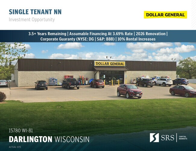 Plus de détails pour 15780 State Road 81, Darlington, WI - Commerce de détail à vendre