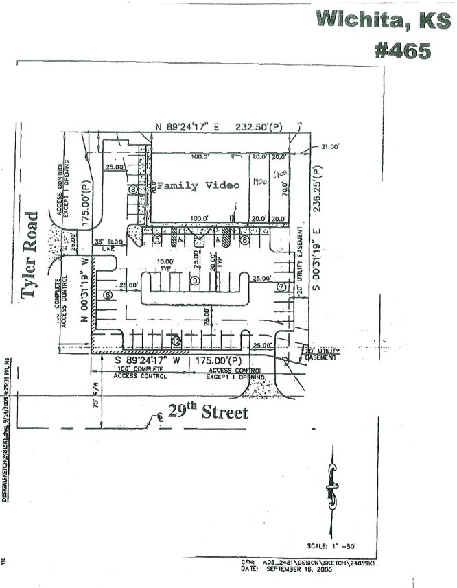 8778 W 29th St, Wichita, KS à louer Plan de site- Image 1 de 4