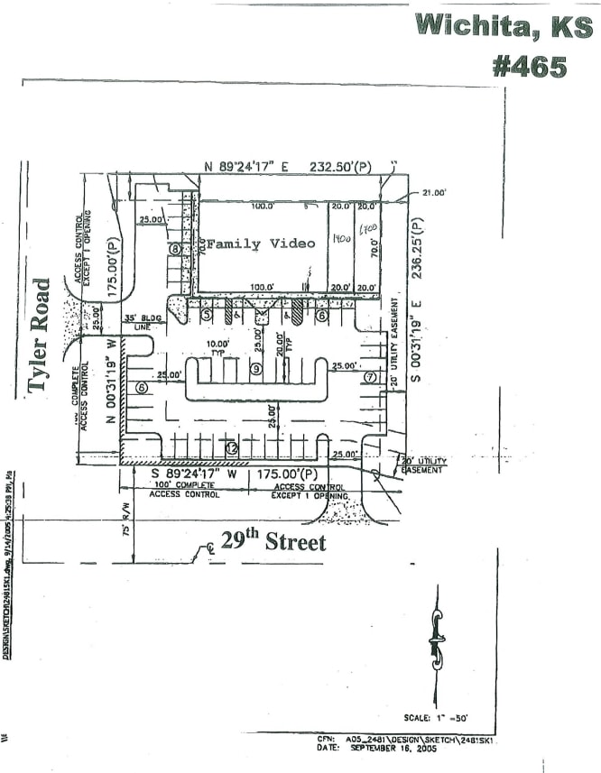 8778 W 29th St, Wichita, KS for lease Site Plan- Image 1 of 4