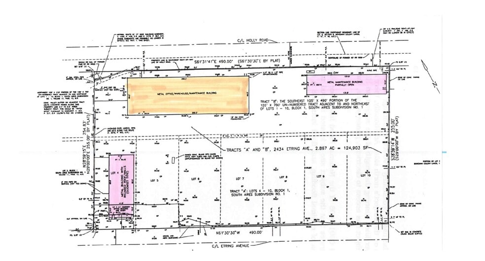 2434 Etring Ave, Corpus Christi, TX for sale - Site Plan - Image 2 of 12