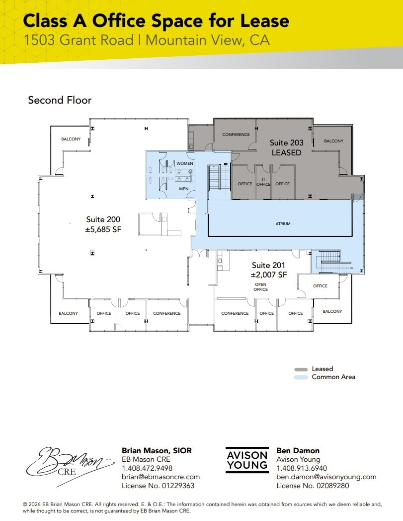 1503 Grant Rd, Mountain View, CA for lease Floor Plan- Image 1 of 1
