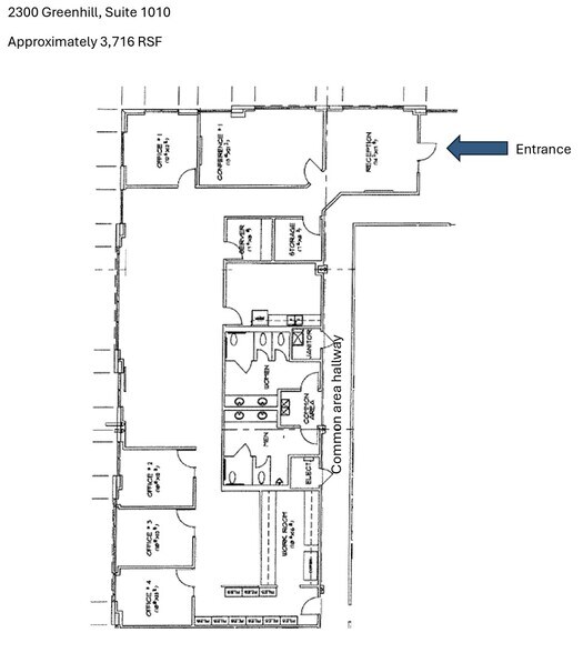 2300 Greenhill Dr, Round Rock, TX à louer - Plan d’étage - Image 2 de 13