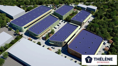 Marguerittes - AERIAL  map view