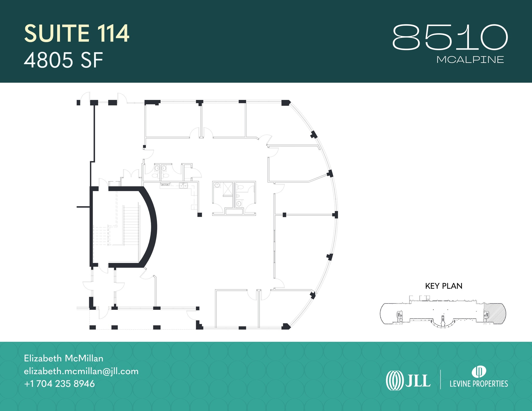 8510 McAlpine Park Dr, Charlotte, NC for lease Site Plan- Image 1 of 2