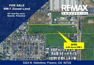 Plus de détails pour 3223 N Valentine Ave, Fresno, CA - Terrain à vendre