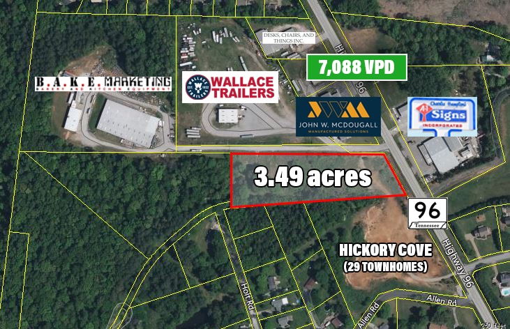1444 Highway 96, Burns, TN for sale - Aerial - Image 3 of 9