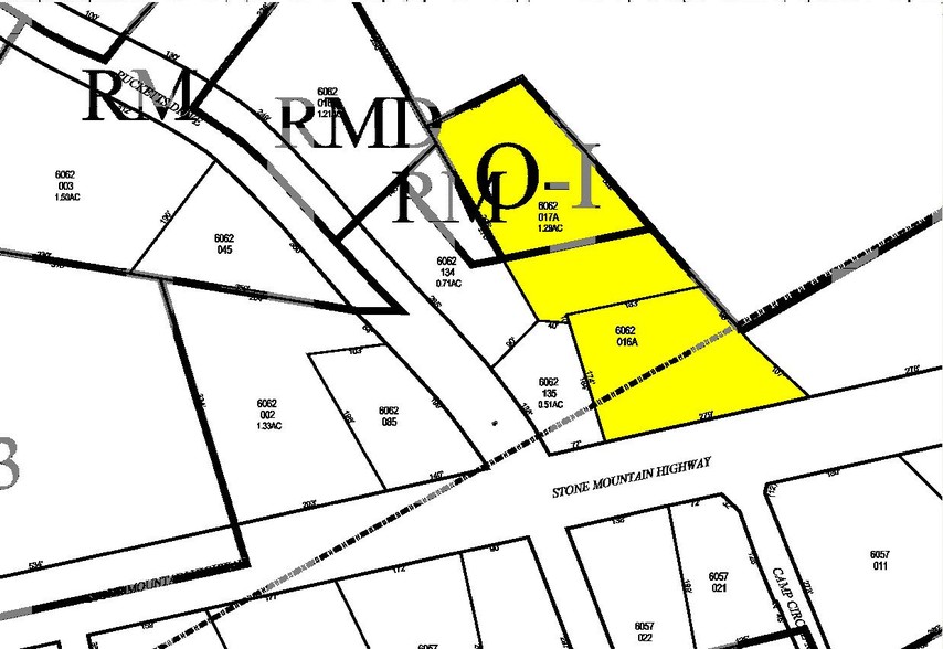 4975 Highway 78, Lilburn, GA à louer - Plan cadastral - Image 3 de 9